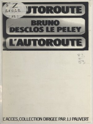 cover image of L'autoroute